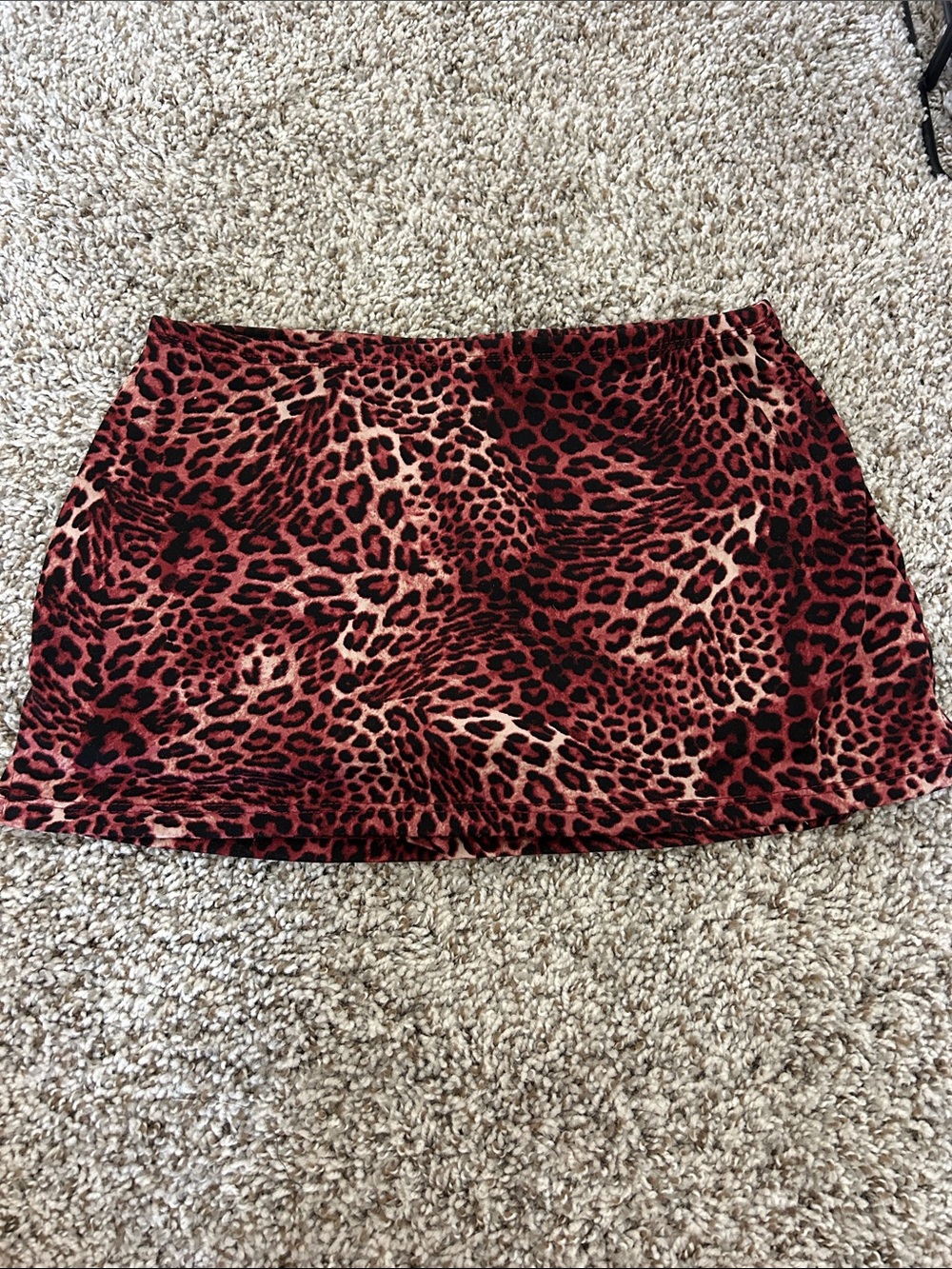 Leopard Print Skirt